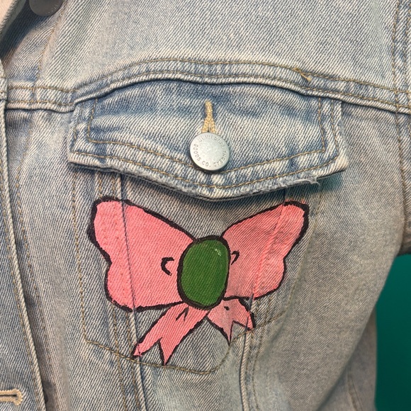 Universal Thread hand painted Jean Jacket with Sailor Moon design - Picture 5 of 13